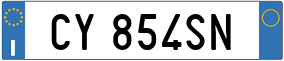 Truck License Plate